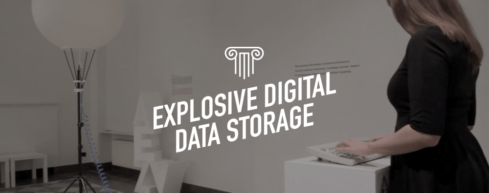 Explosive Digital Data Storage